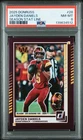 2025 PANINI DONRUSS SEASON STAT LINE #28 JAYDEN DANIELS 489/500 PSA 8