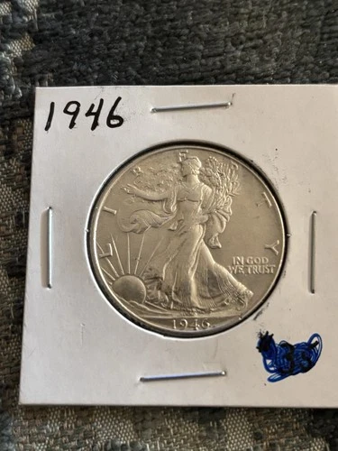 1946 Liberty Walking Silver Half Dollar AU