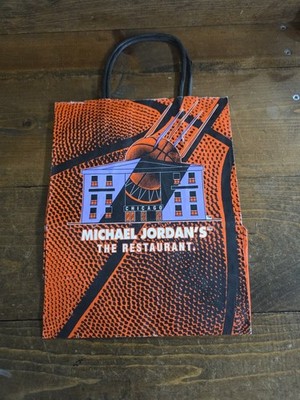 Vintage Michael Jordan s Restaurant Chicago Souvenir Bag   1990s Bulls Era