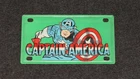 Marvel Super Heroes Captain America 1967 Marx License Plate Bike
