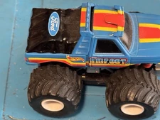 Marchon Big Foot Blue Monster Truck Works Vintage HO Slot Car AFX Tyco Aurora