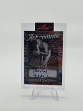 2025 Leaf Electrum Jerry West Auto 4/8 ACHROMATIC LAKERS HOF 14 ALL STAR INSC