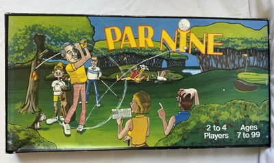 PAR NINE Rare Golf Board Game 1981 Games Unlimited - Not On Boardgamegeek