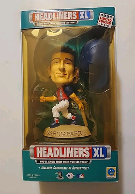 NOMAR GARCIAPARRA ''HEADLINERS XL'' 1999  FIGURE WITH COA NIB 6'' Limited Edition