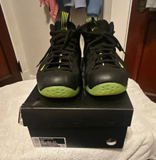 Nike Air Foamposite One Men s Mid Top Lace-Up Basketball Sneakers Black/Green 12