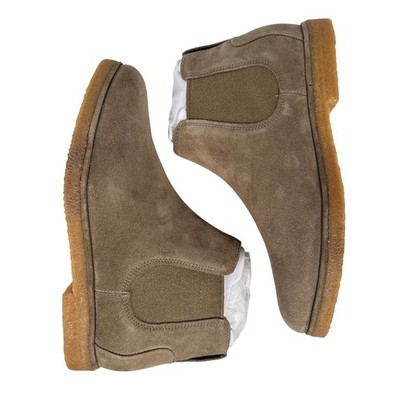 Vince Bonham Chelsea Boot Mens 8.5 M EU42 Light Brown Flint Suede Pull On