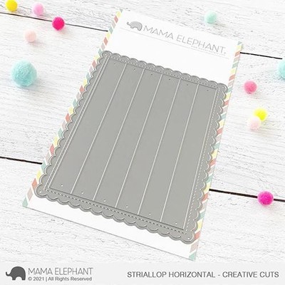 Mama Elephant, Creative Cuts/ Stanzschablone, Striallop Horizontal