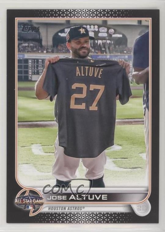 2022 Topps Update 2022 MLB All-Star Game Black 233/299 Jose Altuve #ASG-9 12b5