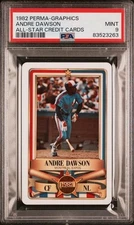 1982 Perma-Graphics All Star Andre Dawson PSA 9