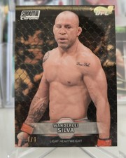 Marketplace image: 2026 Topps Stadium Club UFC Wanderlei Silva Chrome 1/1 SUPERFRACTOR #CB-49 ！