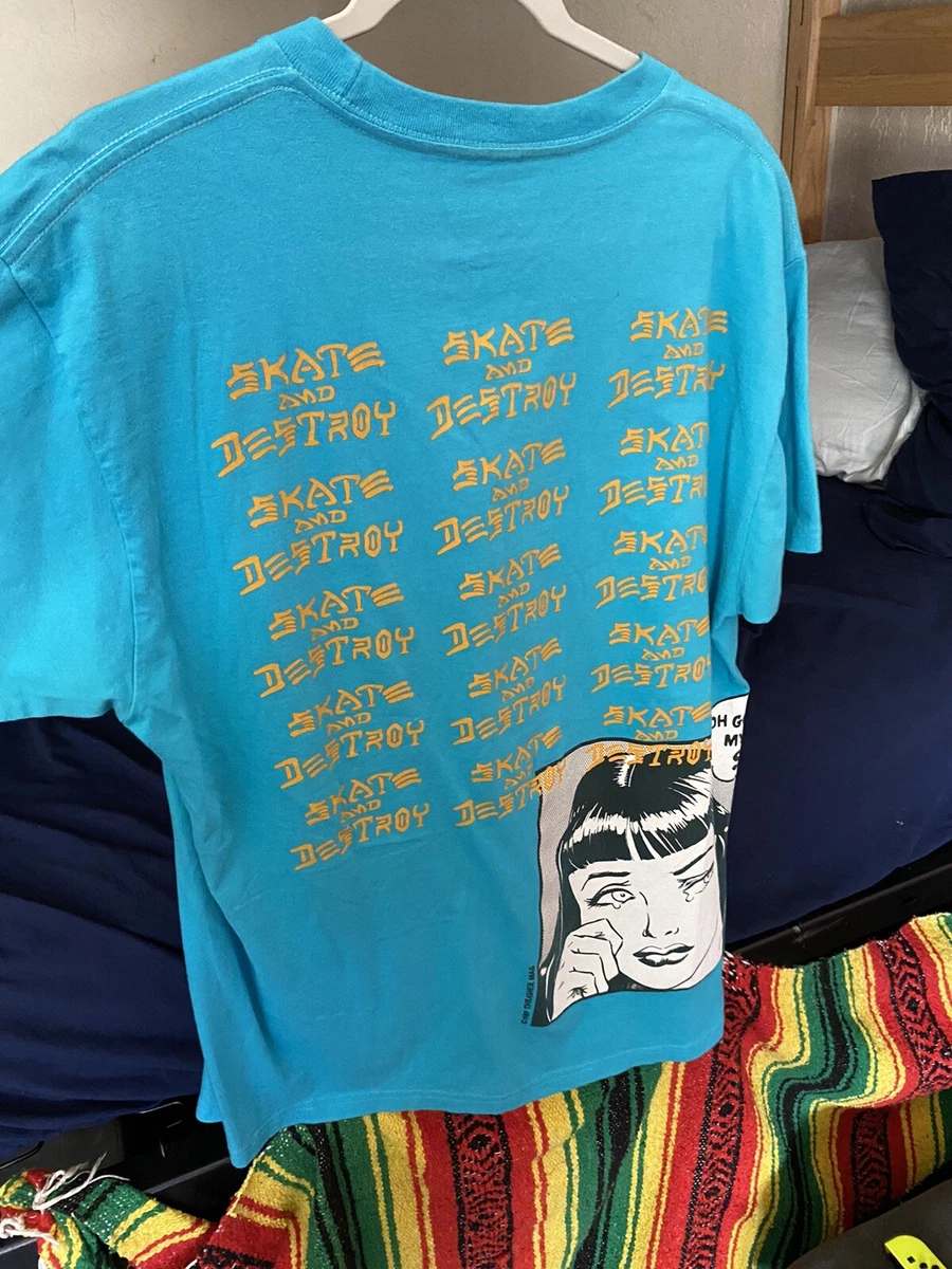 Skate and top destroy t shirt