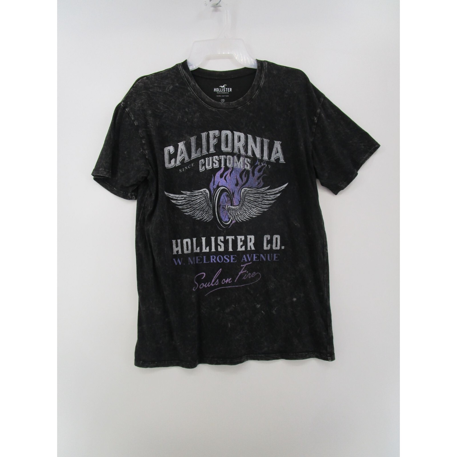 Hollister Mens XS Pullover Short Sleeve Crew Neck T Shirt Black eBay