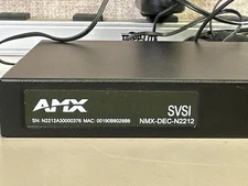 AMX SVSI NMX-DEC-N2212 HDMI VIDEO OVER IP DECODER