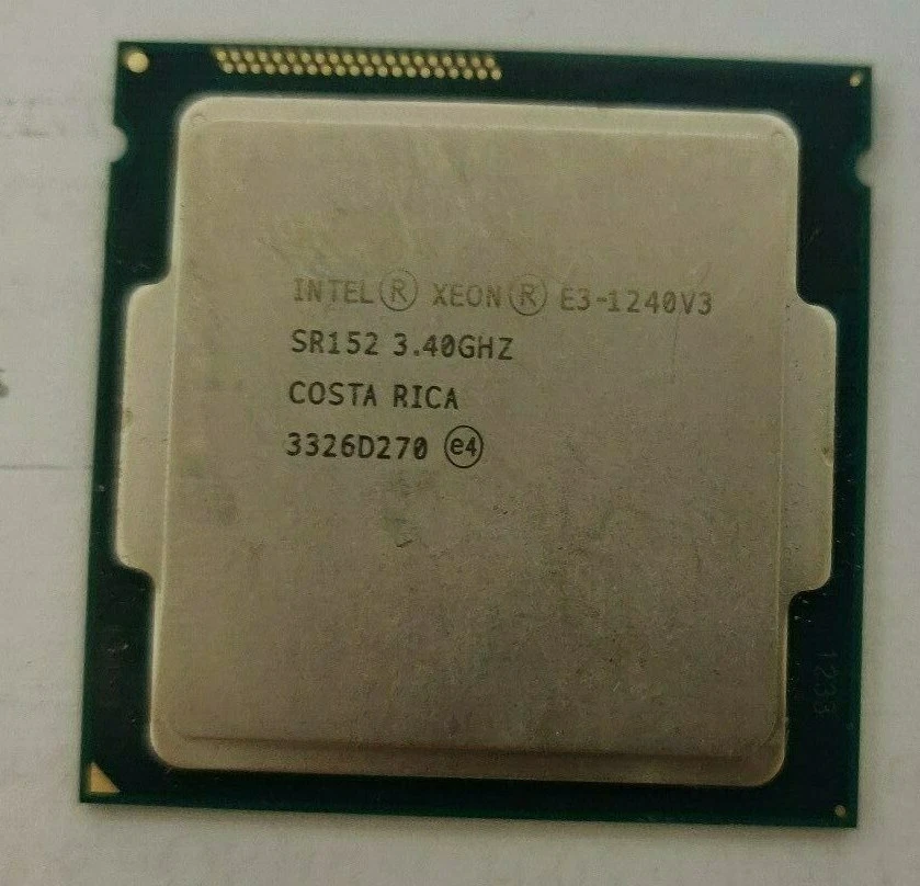 Las mejores ofertas en Procesador Xeon Intel Xeon E3-1240 V3