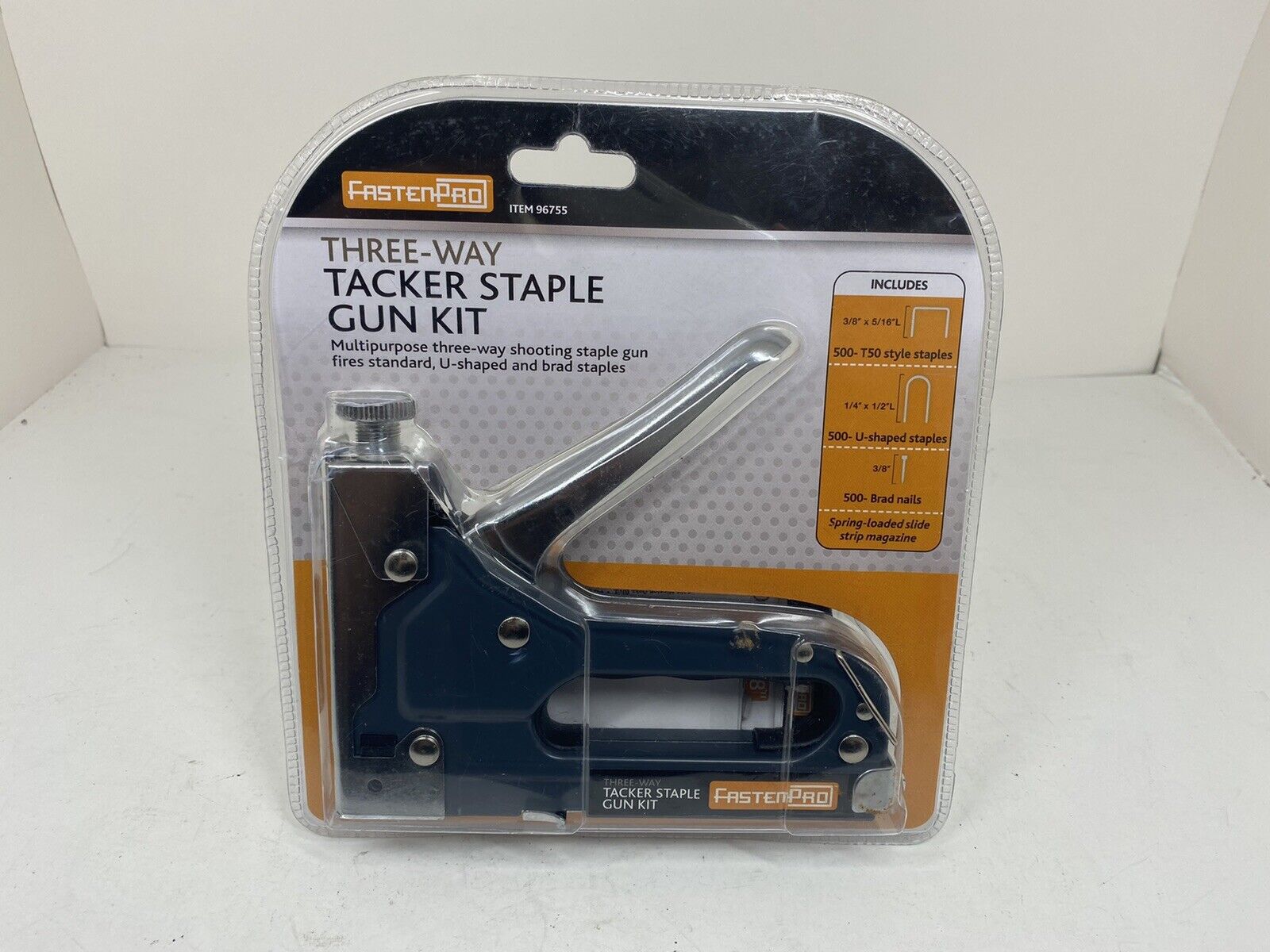 Three-Way Tacker Staple Gun Kit