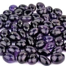 handpolierte Amethyst Trommelsteine XL 30 - 40 mm aus Uruguay AAA-Qualität p