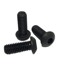 M10-1.5 x 16MM Metric Button Head Socket Cap Screws Plain Finish QTY 50