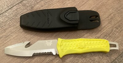 RARE Benchmade H2O 112S-YEL Fixed Blade Dive/Rescue Knife First Prod #396/500