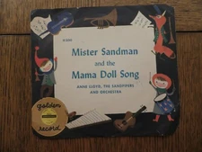 Anne Lloyd, The Sandpipers – Mister Sandman / The Mama Doll Song - 6" Single VG