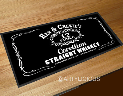 Bar Runner - Han Solo & Chewie Bar Runner 12 Parsec Corellian Whiskey Biermatte
