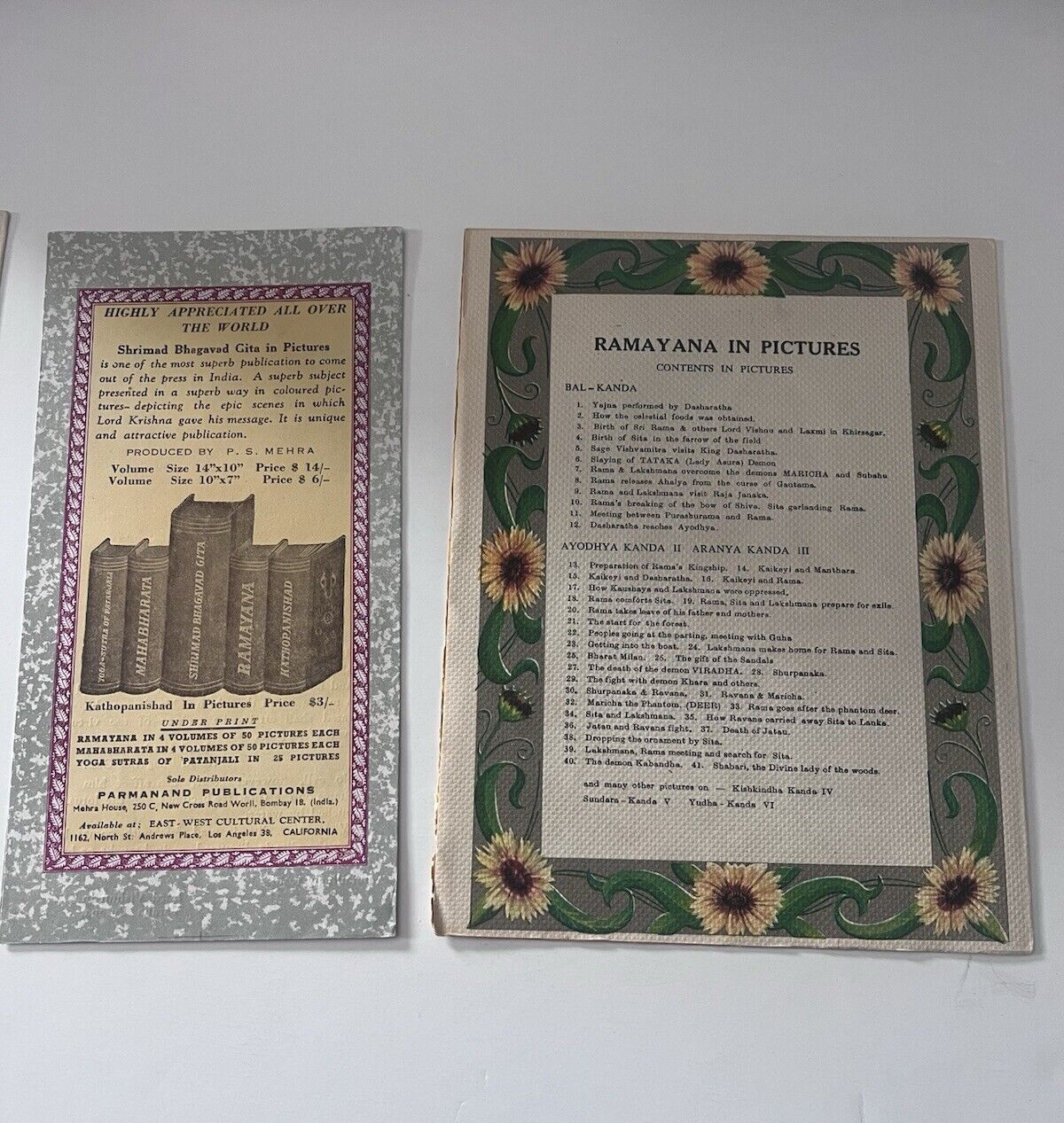 Kathopanished in Pictures by P.S. Mehra & Other Booklets FREE Shipping