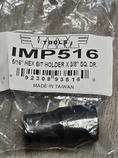 VIM Tools 3/8" Square drive to 5/16" Hex Bit Holder Impact Socket Adapter IMP516