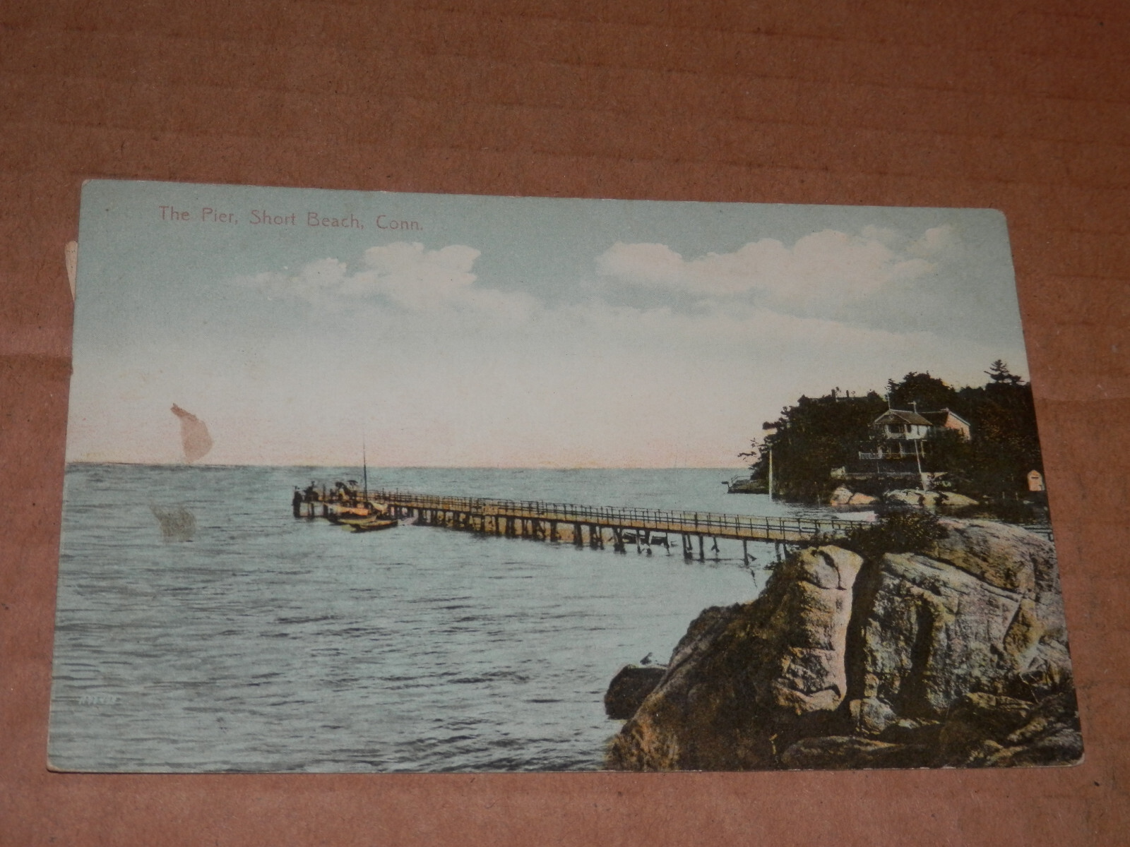 SHORT BEACH CT 1910 POSTCARD THE PIER COTTAGE STRATFORD eBay