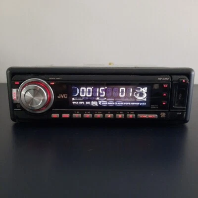 Autoradio JVC KD-G722 CD MP3 USB Facade Bascule Détachable Vintage Youngtimer - Photo 1/4