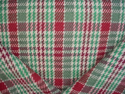 35Y Brunschwig Fils BR-89770 Kingston Jade Jute Plaid Upholstery Fabric
