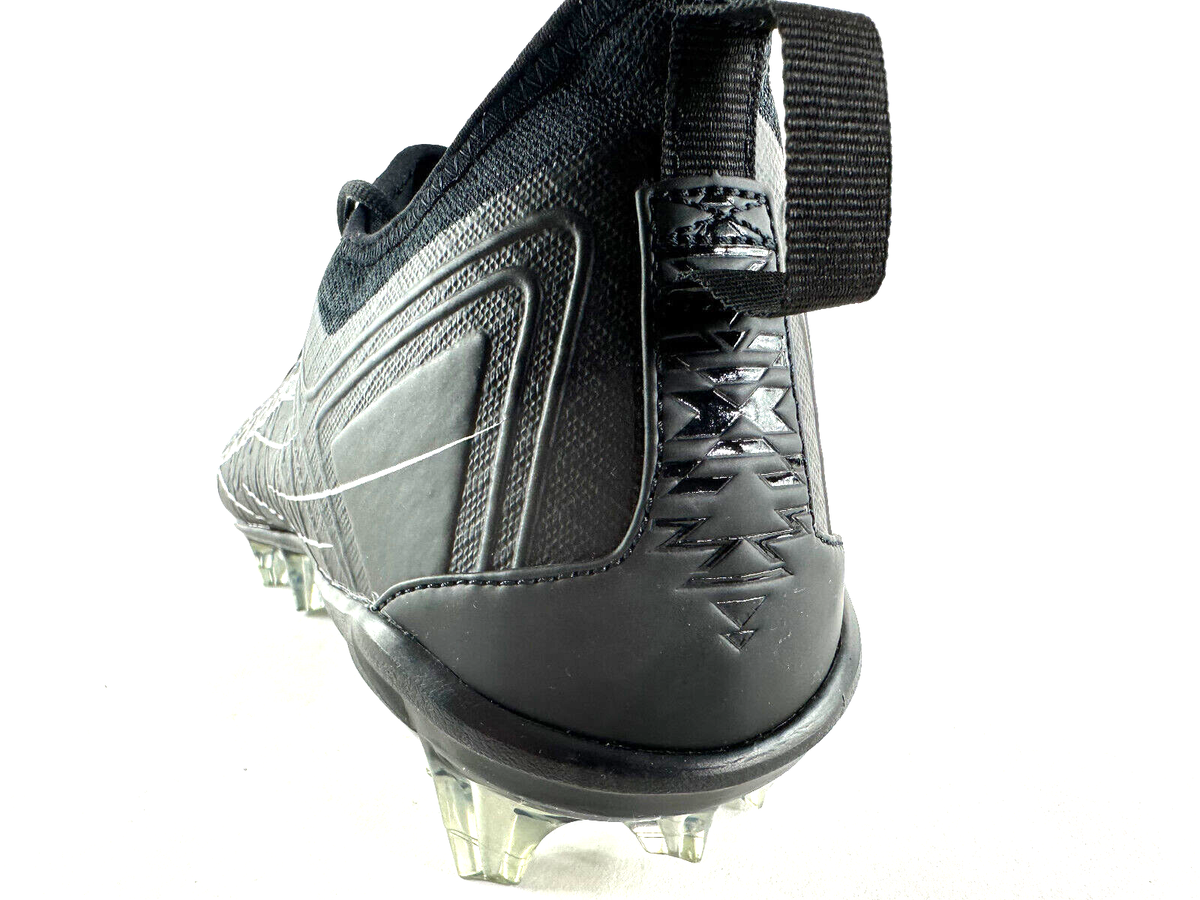12 Nike Alpha Huarache 7 Elite Pro LE Lacrosse Black/Silver Men CJ0265-001 Nike Alpha Huarache 7 Elite Pro LE Lacrosse Black/Silver  main image 3