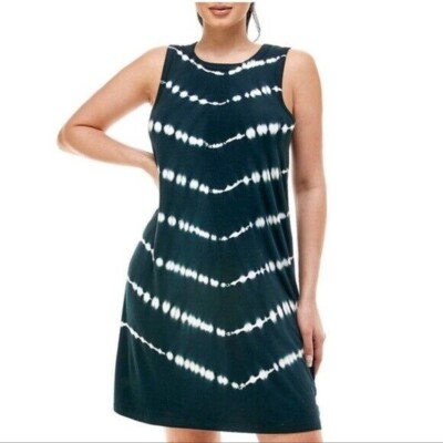 TS By Thread & Supply Vintage Black Hand Dyed Dress Small