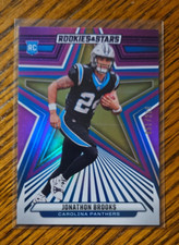 Jonathon Brooks RC -2024 Panini Rookies & Stars Purple #/299 No.158 -Panthers