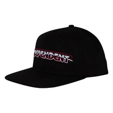 Independent Trucks Hat Barhouse Ripped Snapback Black
