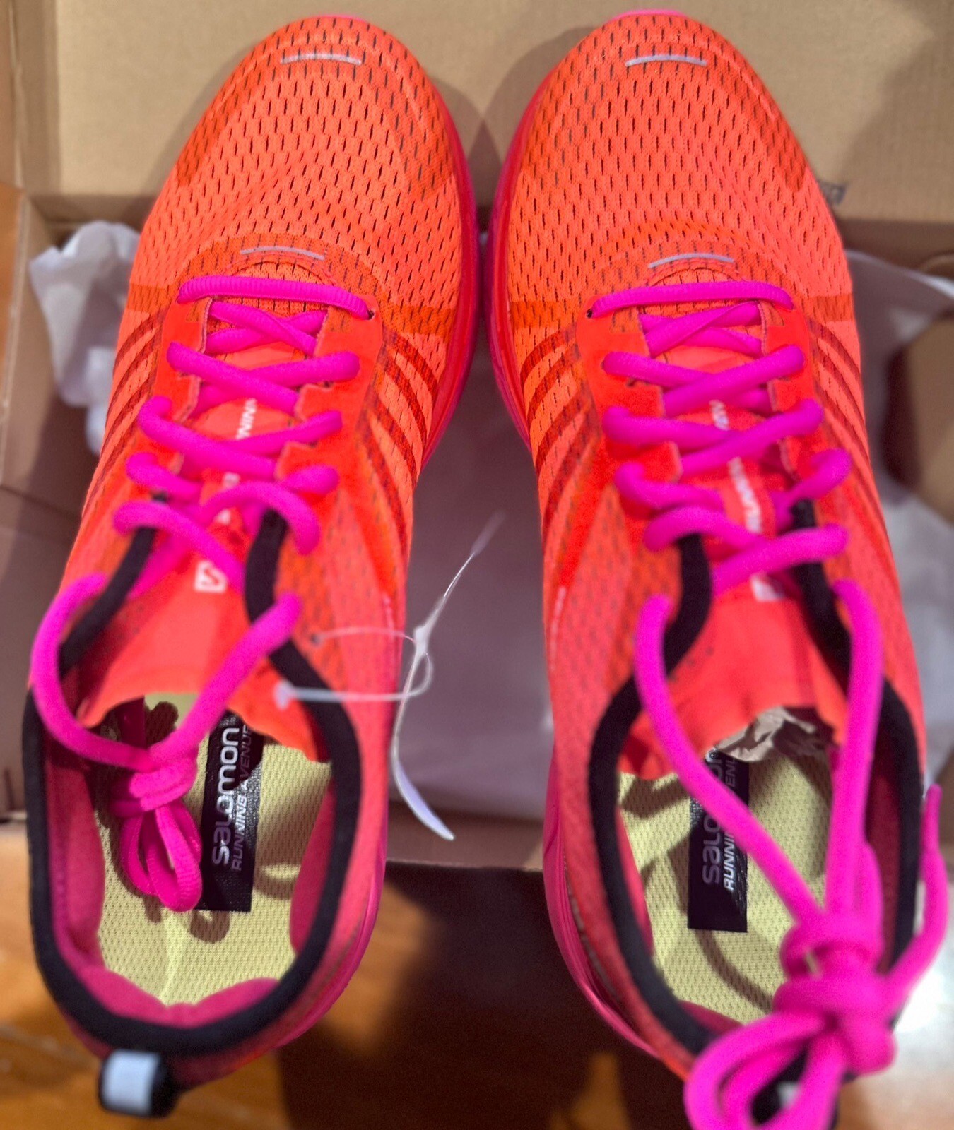 Glosso rosa da uomo Salomon Sonic RA Pro donna taglia US 11 corallo infuocato