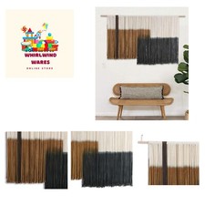 Macrame Wall Hanging Large Dip Dye Tapestry Fiber Wall Art Boho Bedroom D cor...