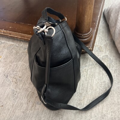 Coach Leather Crossbody Hobo Bag Black No D1421-F31323 | eBay