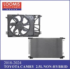 Fan and AC Condenser for 2018-2024 Toyota Camry 2.5L Non-Hybrid