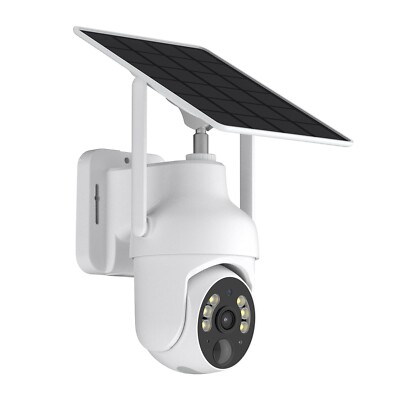 2K Solar Security Camera Wireless Outdoor 360° View 2 way talk color night IP66