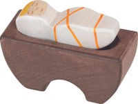 Jesuskind In Krippe Von Holztiger Krippenfigur Krippe Weihnachtskrippe Jesus Nr3