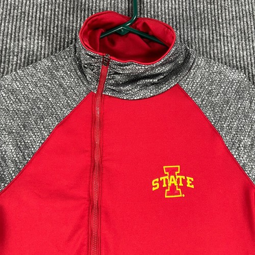 Iowa State Cyclones Womens Shirt Medium Long Sleeve 1/4 Under Armour Cold Gear