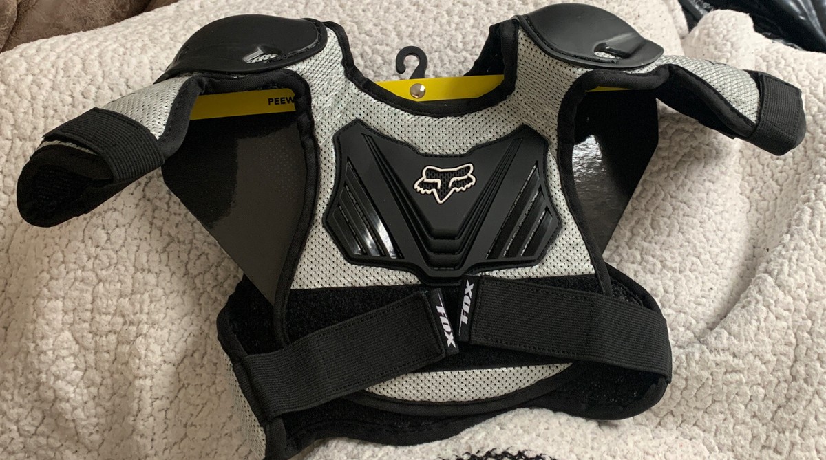 Fox Racing Peewee Titan Roost Defle [Black/Silver] S/M