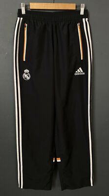 MENS ADIDAS REAL MADRID 2013/2014 PANTS PANTALONES FOOTBALL SOCCER SIZE S  SMALL