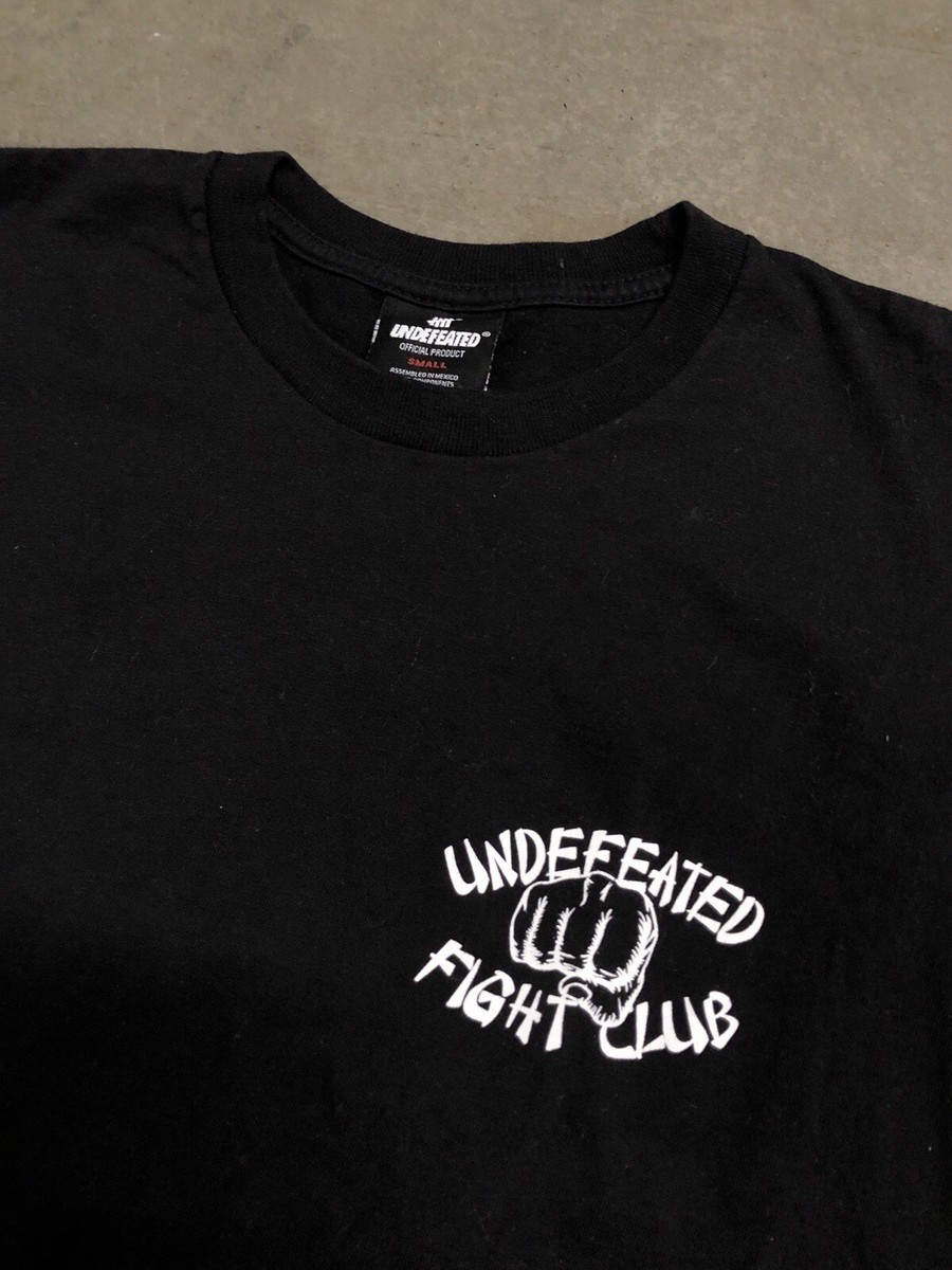 Undefeated UNDFTD Fight Club MMA Graphic T-Shirt Men's Size