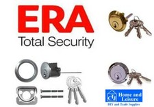 ERA Front Door Lock RIM CYLINDER Pol Brass, Pol Chr, Sat Chr, XTRA KEY option