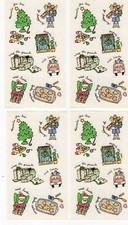 Vintage Frances Meyer Stickers Christmas To Do - 4 Sheets