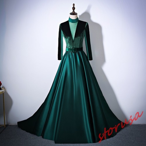 High-end Prom Ball Gown Dress Velvet 