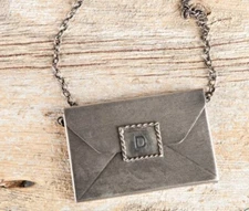 GG Collection Metal Gift Card Holder- Letter  D Monogram