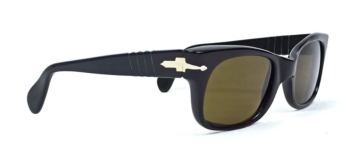RARE 6201/51 PERSOL RATTI SUNGLASSES VINTAGE BLACK FRAME RARE 6201/51 PERSOL RATTI SUNGLASSES VINTAGE BLACK FRAME