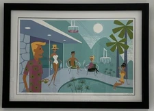 US Artist SHAG Josh Agle Serigraph Consolation Fish 2005 Studio Proof SP 16/20