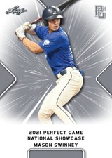 10-Count Lot Mason Swinney 2021 Leaf Perfect Game NIKE All-American Rookies